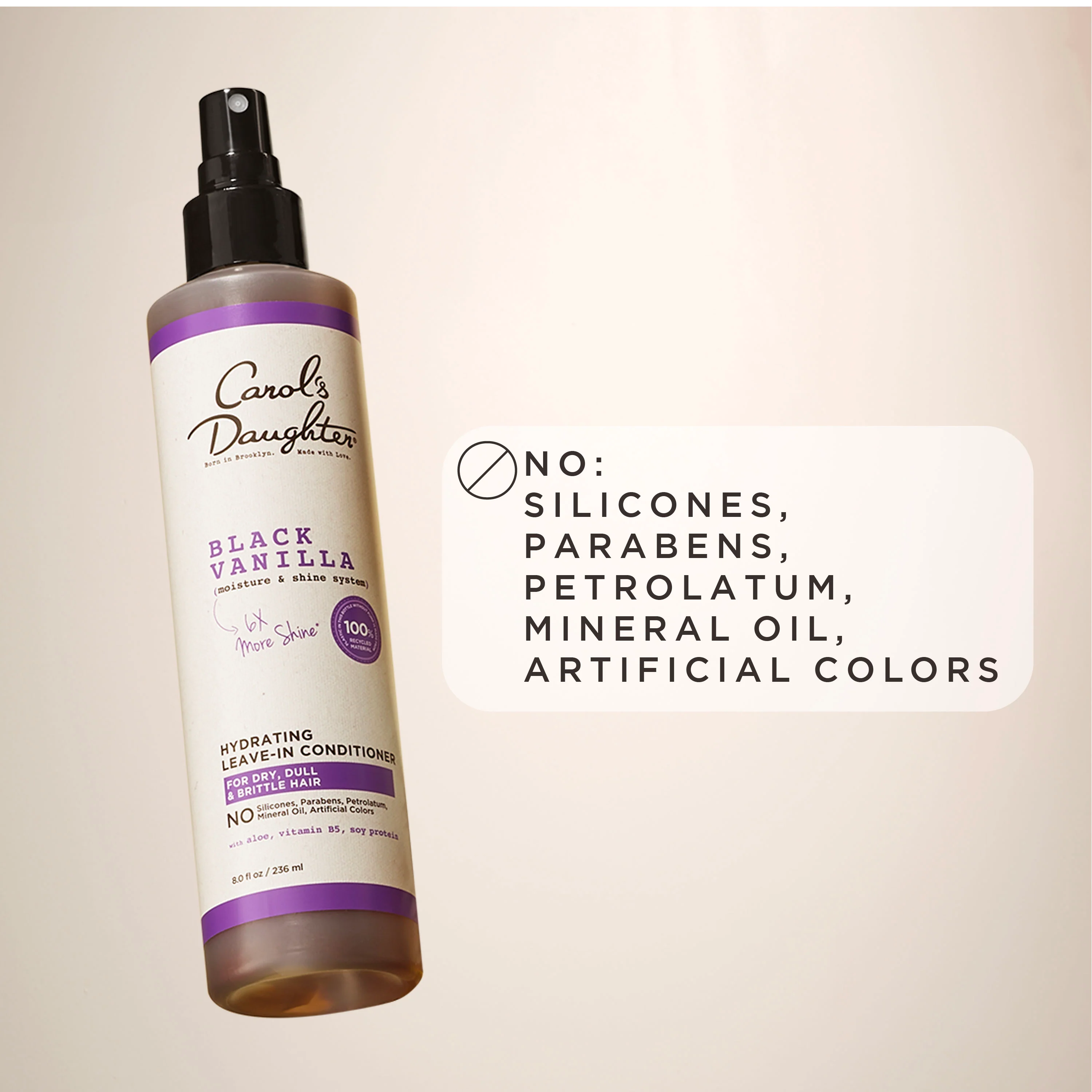Black Vanilla Moisture & Shine Leave-In Conditioner - Image 7